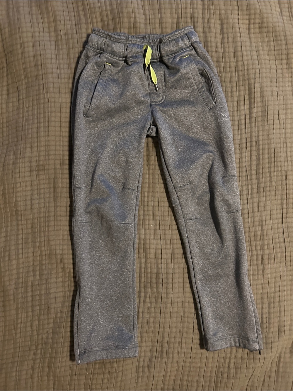 Kids fleece lined Gray Athletic Jogger Pants